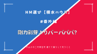 HM選び【積水ハウス 番外編】剛力彩芽よりバーバパパ?